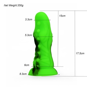 YOCY <b>Best</b> Selling Alligator Head Shape Food Grade Silicone Dildo Anal Plug Sex Toys for Women Men - Product Image 6
