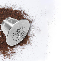 Capsules de café réutilisables compatibles LIHONG, en acier inoxydable, réutilisables, en métal, type K-Cups