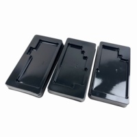 Boîte d'emballage en plastique noir jetable personnalisée en usine pour l'électronique grand public, batterie de téléphone, écouteurs, accessoires mobiles, blister