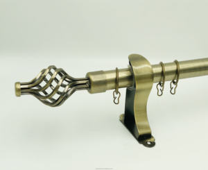 Accessoires Windows de bonne qualité Tringles à rideaux réglables allongées <span class=keywords><strong>Tringle</strong></span> à rideaux classique or argent pour la maison - Product Image 1