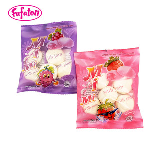 Caramelle Marshmallow Ripiene di Marmellata alla Fragola, Marshmallow Bianco al Gusto di Frutta - Product Image 2