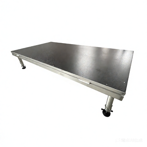 Plateforme de scène modulaire portable robuste 1 x <span class=keywords><strong>2</strong></span> en aluminium, <span class=keywords><strong>podium</strong></span> pour événements - Product Image 4