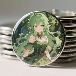 Haute qualité personnalisé Kawaii <span class=keywords><strong>Otaku</strong></span> Manga personnage fer blanc Badge broche UV imprimé métal cadeaux avec thème Anime - Product Image 6