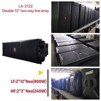 Sistema de Sonido Profesional de Alta Gama con Altavoces Line Array Pasivos Dobles de 12 Pulgadas Resistentes al Agua