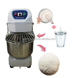 Mezclador automático <span class=keywords><strong>de</strong></span> harina para pan 50 Kilos Máquina amasadora <span class=keywords><strong>de</strong></span> masa automática vertical Mezclador <span class=keywords><strong>de</strong></span> pastel <span class=keywords><strong>de</strong></span> masa - Product Image 1