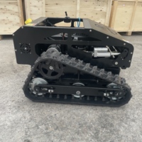 Tondeuse à gazon télécommandée toute neuve, robot tondeuse à chenilles en caoutchouc, certifiée CE, fabriquée en Chine