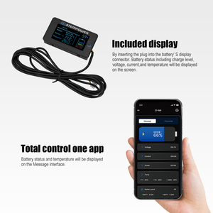 แบตเตอรี่โซลาร์ POWER App Control 12.8V 100Ah พร้อมระบบจัดการแบตเตอรี่อัจฉริยะ 6000-Cycle BMS สำหรับจ่ายไฟแคมป์ปิ้งออฟโรด 4x4 - Product Image 4