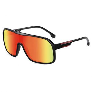 Lunettes de soleil sport polarisées personnalisées anti-UV et coupe-vent pour hommes et femmes, idéales pour le vélo de route, la course et le cyclisme, avec monture en PC et verres TAC - Product Image 4