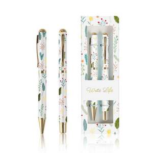 Set de Regalo de Cuaderno y Bolígrafo Personalizado, Diario Deportivo Metálico A5, Promocional para Empresas, para Estudiantes - Product Image 2