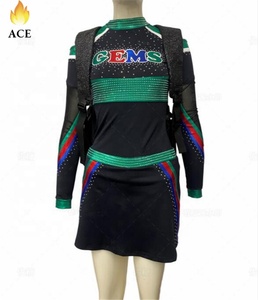 Uniformes de pom-pom girl Ace Sports à guichet unique, shorts, débardeurs, leggings, cheerleading, uniformes de compétition All Star - Product Image 4