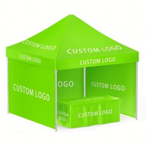 Tente Pop-up Extensible Personnalisée pour Salon Professionnel, Affichage Publicitaire 10x10ft avec Cadre en Aluminium 1020, Couleur Personnalisée Marque 1020 - Product Image 1