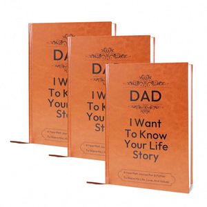 Offre Spéciale – Carnet à Couverture Rigide en Cuir avec 100 Feuilles, Logo Personnalisé, Format A5 – Idéal pour la Fête des Pères – MY MOON PIE - Product Image 1