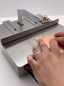 Desktop Small Curve Household Pull <b>Wire</b> Saw Emery Saw Jade Cutting Machine Gold and Silver <b>Electric</b> <b>Wire</b> Saw - Product Image 5