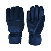 Nouveaux Gants de Ski Bleus pour Hommes 2026, Imperméables, Respirants, en Polyester, à Doigts Entiers, Compatibles Écran Tactile, avec Sangles Réglables pour Sports de Montagne