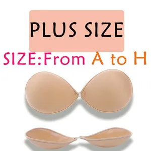 Fábrica Fornecedor Strapless Adhesive Bra Invisible Push Up Sticky Bra Sutiã auto-adesivo para as Mulheres