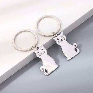 Factory Can Customize Cute Pet Metal <b>Keychains</b> Cats and Dogs Providing Personalized Promotional Gifts for Festivals - Product Image 2