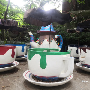 Meilleure vente <span class=keywords><strong>Manege</strong></span> équipement de parc d'attractions Fairground Ride tasse à thé rotative - Product Image 4