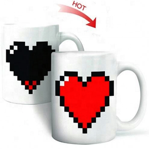 Tasse à café magique thermique, Logo personnalisé, carte <span class=keywords><strong>du</strong></span> <span class=keywords><strong>monde</strong></span>, tasse en céramique à couleur changeante - Product Image 3