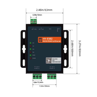 Convertisseur HUAIOT E502 RS485 RS232 vers Ethernet MQTT, passerelle Modbus RTU vers TCP, serveur de périphériques série, double ports série