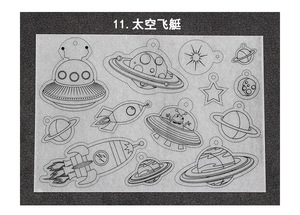 Creative Pack 8 Fogli di Pellicola di Cristallo Chiaro Per Bambini di Arte e Artigianato Attività Fatti A Mano Fai Da Te di Calore Strizzacervelli Dink Fogli di Plastica - Product Image 4