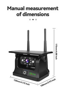 Caméra <span class=keywords><strong>de</strong></span> recul sans fil solaire pour camion, <span class=keywords><strong>WiFi</strong></span>, télécommande, montage magnétique et étanche IP67, assistance au recul pour bus/<span class=keywords><strong>remorque</strong></span>/voiture/véhicule - Product Image 4
