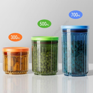 Juego de 6 Recipientes Herméticos para Almacenamiento de Alimentos, Apilables, Multifuncionales, Libres de BPA, para Organización de Cocina - Product Image 3