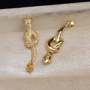 Composants de bijoux semi-finis en argent 925, 8-11, pour boucles d'oreilles en forme de cils, JG5914, accessoires de bricolage, perles, bijoux de couronne, composants de bijoux droits - Product Image 2