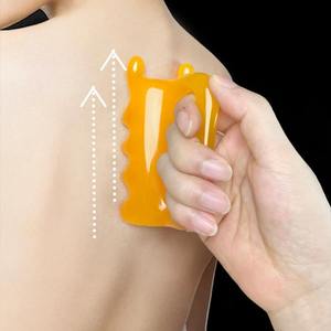 Outil de massage corporel en résine à double poussoir pour le dos, la taille et les épaules, idéal pour soulager la fatigue physique - Vente en gros - Product Image 1