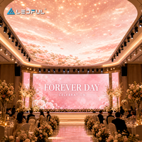 Écran LED événementiel P2.9 pour scène de mariage et banquet avec système de fixation rapide pour événements itinérants et installation par location