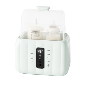 Chauffe-lait et stérilisateur pour bébé sans BPA, double bouteille, matériau PP, 200W - Product Image 1