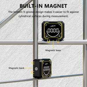 جهاز قياس الزوايا الرقمي MG16A قابل لإعادة الشحن مع قاعدة مغناطيسية ثنائية الجوانب، نطاق 360 درجة ودقة 0.05، أداة قياس متوفرة في المخزون - Product Image 4