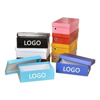 Boîtes d'emballage pliables personnalisées avec impression de logo pour chaussures, perruques, cadeaux, en carton ondulé facile à assembler