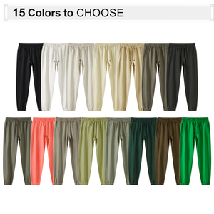 Vente en gros de pantalons de survêtement en éponge épaisse unisexe de 400 grammes de haute qualité avec logo personnalisé pantalons de survêtement 100 coton - Product Image 2