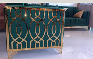 Panel Decorativo de Acero Inoxidable Dorado para Muebles, Piezas para Estructura de Sofá en Color Dorado - Product Image 2