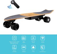 Planche à roulettes électrique Jking, moteur intégré 700W, vitesse maximale de 16,7 mph, autonomie de 8,2 milles, 3 vitesses réglables, planche inclinable, télécommande