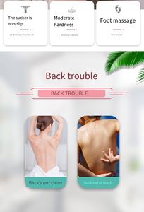 Bade körper bürste Fuß rücken <span class=keywords><strong>massage</strong></span> kissen Silikon Peeling rutsch festes Bade kissen mit Saugnapf - Product Image 2