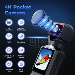 Caméra stabilisée de poche L19, enregistreur vidéo 4K, mini caméra Vlog, écran 1,69 pouce, stabilisateur portable, équipement pour les réseaux sociaux, pour les créateurs - Product Image 2