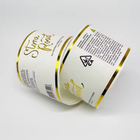 Étiquettes en vinyle adhésif imperméable noir personnalisables pour contenants de cuisine, réutilisables, amovibles, pour bocaux et bouteilles