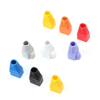 Cat5e Cat6 Cat7 RJ45 Steckerüberzüge UTP & FTP Kabelzugentlastungsabdeckung Farbige Kabelgehäuse & Steckverbinder