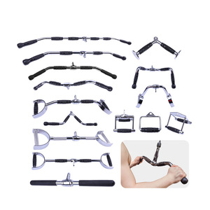 <span class=keywords><strong>Barre</strong></span> de triceps intégrée <span class=keywords><strong>pour</strong></span> entraînement en salle de sport, kit de <span class=keywords><strong>poulie</strong></span> <span class=keywords><strong>pour</strong></span> triceps et latérales, poignées de tirage vertical - Product Image 3