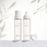 Flacon pulvérisateur à fine brume en plastique PET de haute qualité 160 ml avec bouchons blancs et pompe pulvérisatrice pour cosmétiques, soins de la peau, masques faciaux, faux cils, perruques