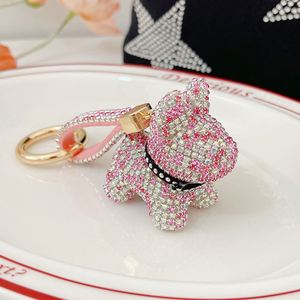 New Rhinestone Keychain Ladies <b>Backpack</b> Accessories Girl Ball Bag Hanging Pendant Tassel Keyring - Product Image 5