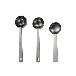 Cuchara medidora de metal con mango largo de 15ml, 20ml, 30ml, logotipo personalizado, cuchara de café dorada de acero inoxidable 304, venta al por mayor - Product Image 3