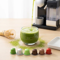 Capsules de thé Matcha Ube OEM pour machine à café, 10 capsules
