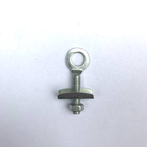 Tensor de cadena de acero galvanizado en zinc para bicicleta de piñón fijo, componente de ajuste de transmisión - Product Image 2