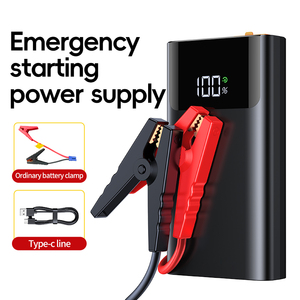 Démarreur de saut de booster de batterie de voiture d'urgence Portable 10000mAh avec avertissement de <span class=keywords><strong>clignotant</strong></span> de courant de crête 2000a pour camions de véhicules 12V - Product Image 2