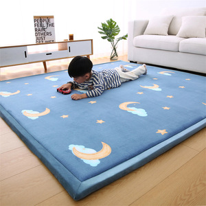 <span class=keywords><strong>Tappeto</strong></span> per <span class=keywords><strong>Bambini</strong></span> Personalizzato in Schiuma Spessa 3CM, Tappetino Tatami Stampato in Flanella, <span class=keywords><strong>Tappeto</strong></span> Antiscivolo per <span class=keywords><strong>Gioco</strong></span>, per Soggiorno e Cameretta - Product Image 1
