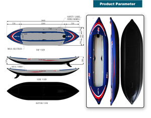 Zebec-Kayak <span class=keywords><strong>inflable</strong></span> de fábrica para una persona, barco de pesca, <span class=keywords><strong>kajak</strong></span> para deportes acuáticos - Product Image 6