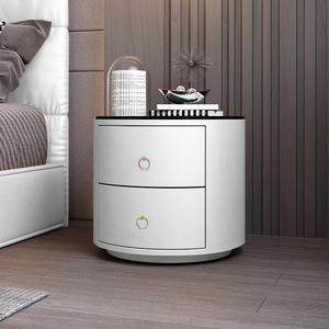 Comodino Intelligente HANYEE con Altoparlante Bluetooth, Tavolino da Notte Moderno in Argento Anticato per Camera da Letto - Product Image 4