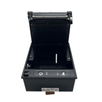 Panneau intégré 80mm Auto Cutter Imprimante de reçus thermique avec USB + RS232 Bill Printing Machine Papier d'étiquette thermique compatible